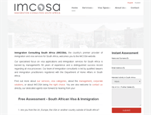 Tablet Screenshot of imcosa.co.za